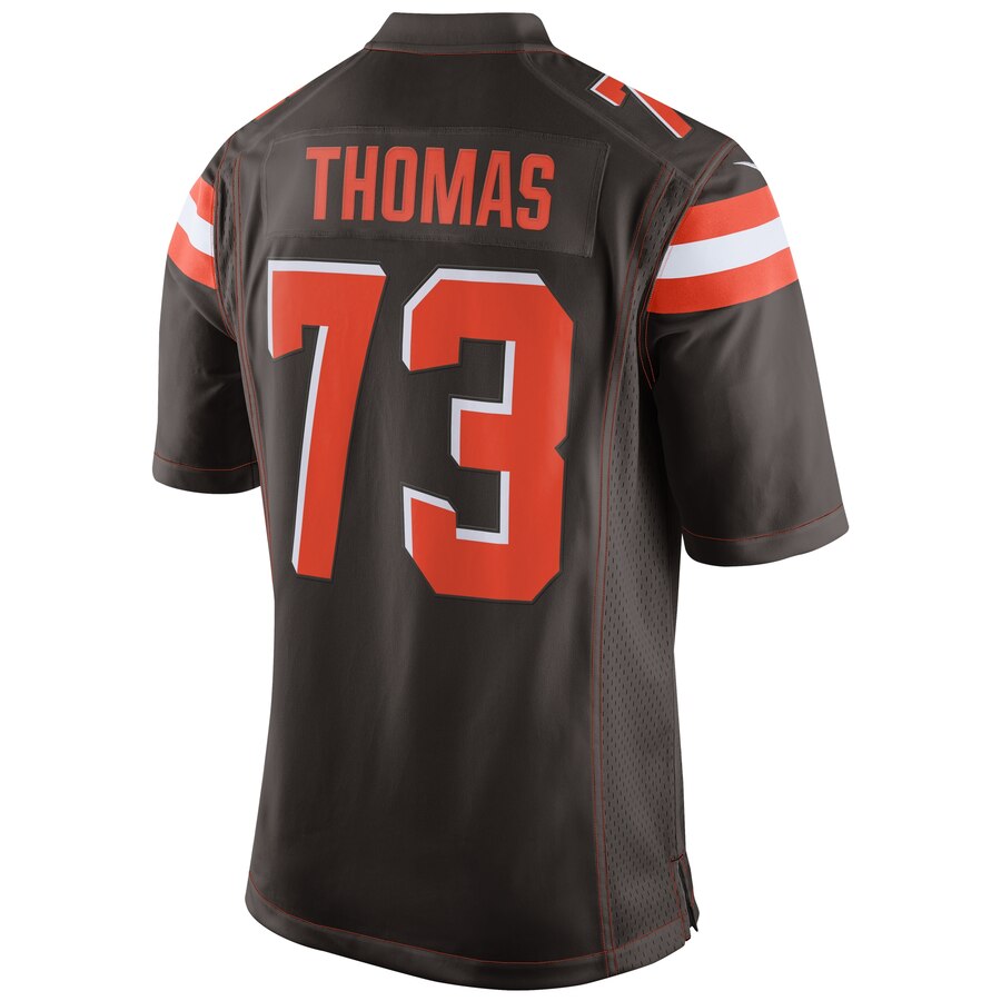 Limited Men's Joe Thomas Brown Jersey - #73 Football Cleveland Browns Rush  Vapor Untouchable Size 40/M