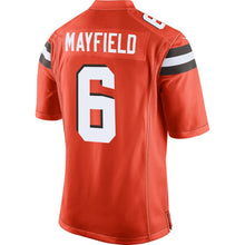 Load image into Gallery viewer, Nike Baker Mayfield Cleveland Browns Brown Game Jersey