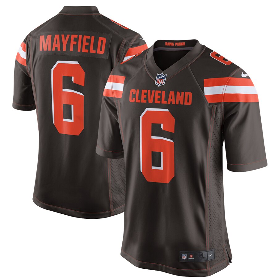 Nike Baker Mayfield Cleveland Browns Brown Game Jersey