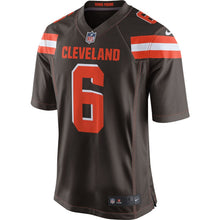 Load image into Gallery viewer, Nike Baker Mayfield Cleveland Browns Brown Game Jersey
